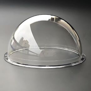4 Inch Polycarbonate Clear CCTV Security Camera Dome Cover Round Camera Lens Transparent Plastic Cap, Decoration Display Cover, Replacement Dome Cover Outer Diameter 100mm