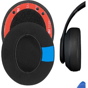 Geekria Sport Cooling-Gel Replacement Ear Pads for Beats Studio 3 Wireless Headphones Ear Cushions, Repair Parts (Black)