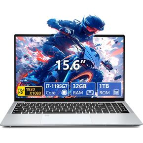 كمبيوتر محمول Core i7 ، ألعاب أجهزة الكمبيوتر المحمولة ، 15.6 بوصة FHD 1920 * 1080 LAP لأجهزة الكمبيوتر تصل إلى 4.7 جيجا هرتز ، 32 جيجا بايت ذاكرة الوصول العشوائي 1TB SSD RJ45 WIF5 HDMI 180 فتحة الزاوية ، لوحة المفاتيح الخلفية وبصمات الأصابع.