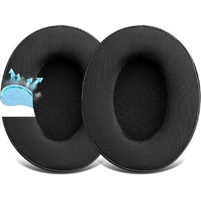 Cooling Gel Replacement Ear Pads Cushions for Sony MDR-7506 MDR-V6 MDR-V7 MDR-CD900ST Monitor Headphones, Earpads with High-Density Noise Isolation Foam, Added Thickness(Black)