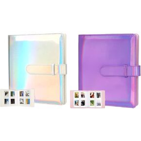 2Packs 256 Pockets Photo Album for Fujifilm Instax Mini LiPlay 11 90 70 50S 26 25 9 8+ 8 7S Instant Camera/Mini Link SP-1 Printer, Polaroid Snap SnapTouch PIC-300 Z2300 Mint Zip Instant Camera Printer