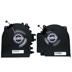 Replacement New CPU and GPU Cooling Fan for HP Envy 15-EP TNP-Q237 Series M04776-001 M04777-001 ND85C25-19J12 ND85C24-19J11 DC12V 0.5A Fan