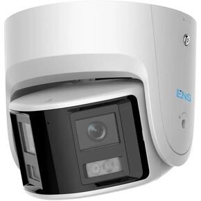 ENS-H SIPSP4MASBR/4-H2 4MP Panoramic AcuSense IP Turret Camera, 180-Degree View Two-Way Audio Human & Vehicle Classification Network PoE Camera