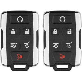 Key Fob Replacement for 2014-2020 Chevrolet Suburban Tahoe & GMC Yukon/Yukon XL Car Keyless Entry Remote Control, M3N-32337100, 6 Btn, 2Pcs