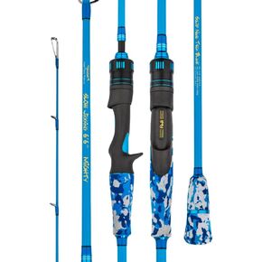 Goofish® Blue 6'6 "(195cm) Solid Nano Tech Blank Saltwater Slow Pitch Rod PEP3-6 JIG 150-500G