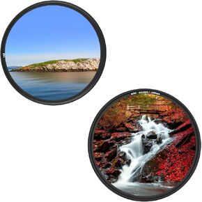 JJC 40.5mm Multi-Coated UV Filter & ND1000 Fixed ND Filter for Sony ZV1F ZV-1F ZV-E1 ZVE10 ZV-E10 A6000 A6100 A6300 A6400 A6500 A6700 A5100 A5000 A7C II A7C with E PZ 16-50mm Lens or FE 28-60mm Lens