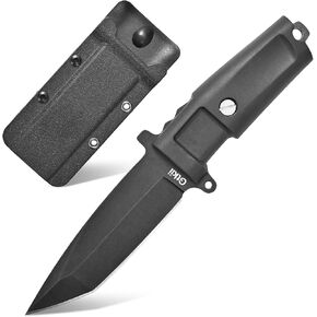 GTK34 Fixed Blade Knife AUS-8 Steel Blade Full Tang Nylon Fiberglass Handle Compact EDC Tool Fixed Knifes for Outdoor Camping Adventure Survival