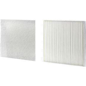 Rittal Pleated Filter for Filter Fans and Outlet Vents, 11 x 11 x 0.83 inches, IP55, White, 5-Pack