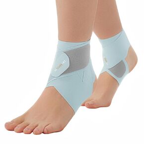 Ultra Thin Ankle Wraps Ankle Brace for Men ＆ Women, Adjustable Ankle Straps for Arch, Sprained Foot, Tendinitis, Football, Basketball, Running（Misty Rose, Pack of 1）