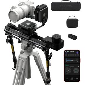 Zeapon Micro3 E500 Motorized Camera Slider with PONS PT Motorized Pan Head Carrying Case Included