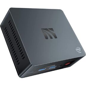Mini PC Desktop Computer PC 8GB RAM 256GB SSD Intel Celeron J4205 Support 2.4G/5G WiFi Gigabit Ethernet HDMI USB 3.0 BT4.0 Auto Power On