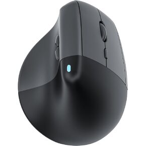 Timce V30 Mouse Mouse Wireless ، 2.4G و Pluetooth اللاسلكي المزدوج ، 3 فأر عمودي قابل للتعديل DPI ، mouse ergo القابل لإعادة الشحن كمبيوتر محمول ، PC ، IMAC وسطح المكتب （الأبيض）