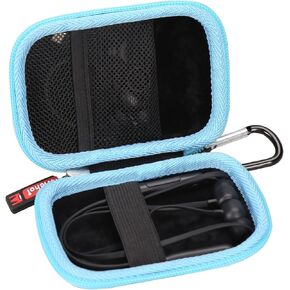 Mchoi Earphone Case for Beats Flex Wireless Earbuds, Portable Protective Case, Blue