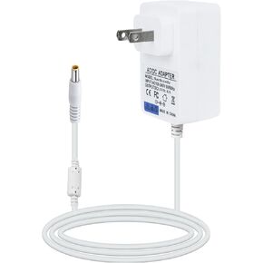 12V Power Supply Adapter for Snoo Model S1000 Happiest Baby Snoo Smart Sleeper Bassinet YLS06511F-120400 YLS06511F120400 83368703 4767SNXX100 Power Supply Cable Cord PSU(6.5FT) White Plug