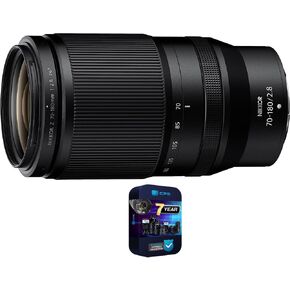 Nikon 20120 NIKKOR Z 70-180mm f/2.8 Lens for Nikon Z Bundle with 7 YR CPS Enhanced Protection Pack