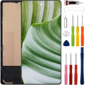 New TFT LCD Touch Screen Digitizer Assembly for Google Pixel 6A GX7AS, GB62Z, G1AZG, GB17L with Upgraded Repair Tools Kit-NO Fingerprint Function