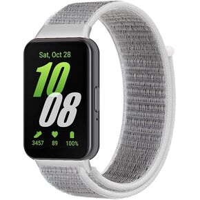 Sport Band Compatible with Samsung Galaxy Watch fit 3, Nylon Woven Loop Sport Bands Adjustable Breathable Strap Replacement Wristband for Samsung Galaxy Watch fit 3