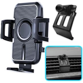WAAPAK Car Phone Holder Mount 2012-2025 Audi Q3 Auto Accessories Interior Decoration Smartphone Thick Case Cradles Navigation Bracket iPhone (Audi-Q3-19-25)