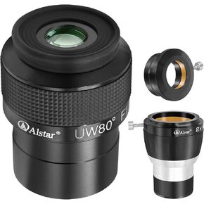 Alstar Fully Multi-Coated 2" 80 Degree Eyepiece - Bundle with - 2" 4-Element 2X Barlow Lens