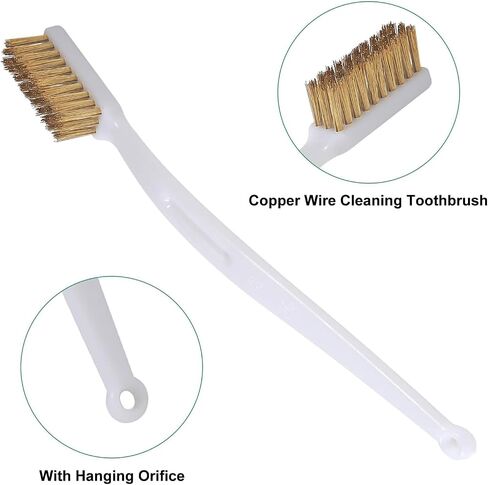 6pcs 3D Printer Nozzle Cleaning Copper Wire Toothbrush in Kuwait