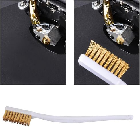 6pcs 3D Printer Nozzle Cleaning Copper Wire Toothbrush in Kuwait