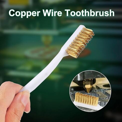 6pcs 3D Printer Nozzle Cleaning Copper Wire Toothbrush in Kuwait