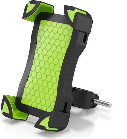 ARTIX Bicycle Mount Phone Holder for Bike, Cradle Stand Features 360 Rotation Capability and Universal Clamp for iPhone/Android/Samsung/Nexus (Green) in Kuwait