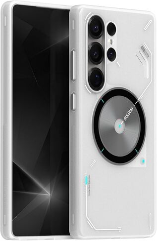 Aulumu S25 Ultra Galaxy Magnetic Case | تقنية IMD الحرارية | متوافق مع Magsafe | التبريد السلبي Samsung Galaxy S25 Ultra Case - رمادي شفاف in Kuwait