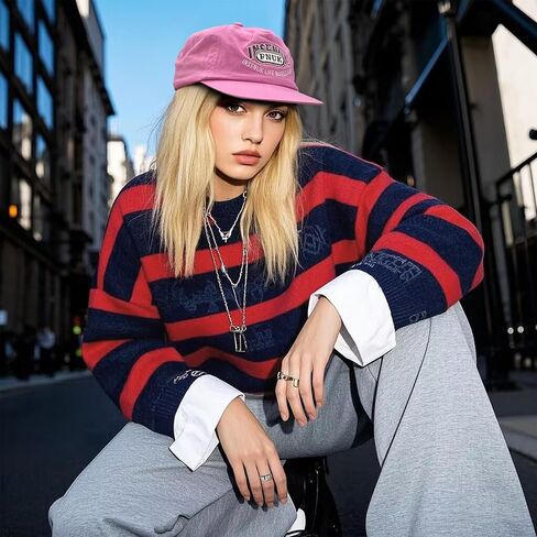 Clakllie Flat Bill Baseball Cap Snapback Trucker Hat Steet Casual Hip Hop Cap Breathable Runner Cap Vintage Low Profile Hat in Kuwait