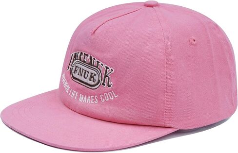 Clakllie Flat Bill Baseball Cap Snapback Trucker Hat Steet Casual Hip Hop Cap Breathable Runner Cap Vintage Low Profile Hat in Kuwait