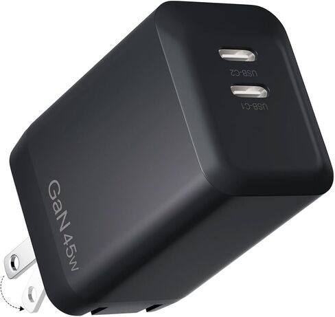 [عبوة من قطعتين] شاحن USB C بقدرة 45 وات - شاحن حائط سامسونج فائق السرعة من النوع C لهاتف Samsung Galaxy S22/S22+/S22 Ultra/S21 Ultra/S21/S21 Plus/S20 Ultra/S20/S20+/Note 20/10/S10/S9 /S8 مع سلك من النوع C بطول 6 أقدام in Kuwait