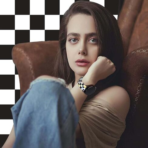22 ملم ساعة الساقية شريط متوافق مع Samsung Galaxy Watch 46 مم/Galaxy Watch 3 45 ملم/ترس S3 كلاسيكي/حدودي ، حزام ساعة ساعة للنساء الرجال in Kuwait
