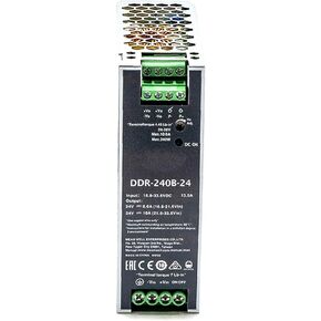 DDR-240B-24 24V 10A DC-DC Converter, Ultra Slim, 16.8-33.6VDC Input, Railway Applications
