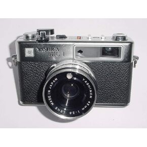 Yashica MG-1 35MM Film Rangefinder Camera with Built-in Exposure Meter 45MM F2.8 Lens (Renewed)