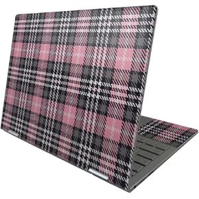 MightySkins Skin Compatible with HP Envy x360 13" (2022) - Pink Plaid | Protective, Durable, and Unique Vinyl Decal wrap Cover | Easy to Apply, Remove, and Change Styles | Made in The USA