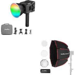 Bundle: SmallRig RC 60C RGB COB 4810 and RA-D60 Parabolic Softbox 4682 and