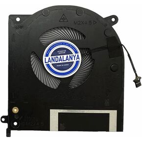 Replacement New Laptop GPU Cooling Fan for Dell Alienware M15 R2 N18E Series 0X9FRW DFSCK324162A2P FLHU DC12V 1A Fan
