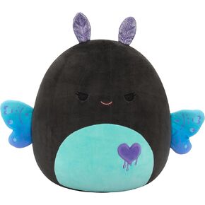 Squishmallows Original 14-Inch Gabourey Peach Flying Squirrel with Sequin Heart - Official Jazwares Large Plush
