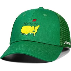 2024 2025 Golf Tournament Hat,Green/White Trucker Caddy Ball Cap,Golf Merchandise Apparel for Men Women