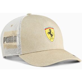 PUMA - Unisex Ferrari Race Desert Sun Trucker Cap, Color Desert Dust, Size: O/S