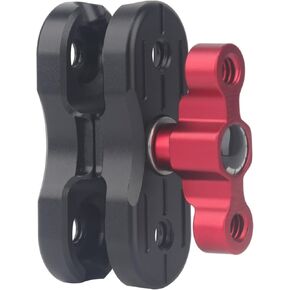 Ridance 20mm Ball Mount Arm for Bulletpoint Mounting Solutions, Aluminum Double Socket Arm Compatible with 20mm Ball Mounts