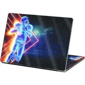 MightySkins Glossy Glitter Skin Compatible with Apple MacBook Air 13.6" M2 (2022) - Glow Football | Protective, Durable High-Gloss Glitter Finish | Easy to Apply and Change Styles | Made in The USA