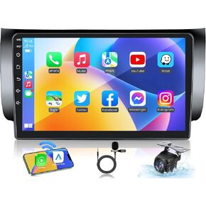 Car Radio Stereo for Nissan Sentra 2013-2017: Upgrade Android 12 5GWiFi 10" 1280*800 HD Touchscreen Head Unit - Wireless CarPlay Andriod Auto Bluetooth DSP RDS EQ FM GPS Navigation Backup Camera SWC