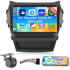 Android Car Stereo for Hyundai Santa Fe 2013 2014 2015 2016 2017 with CarPlay Android Auto 26UI 2GB+64GB