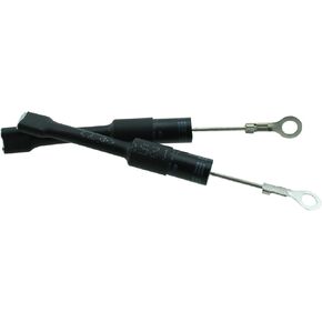 2PCS CL01-12 Microwave High Voltage Diodes with Terminal Heat Shrink Sleeves 350mA for Air Purifiers and Radios