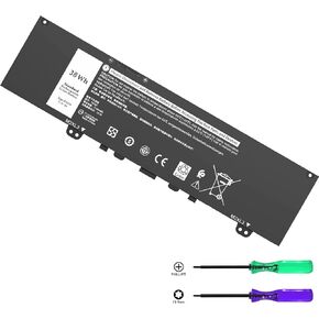 بطارية F62GO جديدة لـ Dell Inspiron 13 Dell Inspiron 13 5370 7000 7370 7373 7380 7386 2-in-1 P83G P87G P91G P83G001 P83G002 P87G001 VOSTRO 13 5370 039DY5 0F62G0