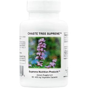 Supreme Nutrition Chaste Tree, 90 Pure Vitex Vegetarian Capsules