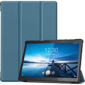 غطاء الكمبيوتر اللوحي لـ Lenovo Tab M10 FHD REL TB-X605FC/LC ، غطاء حالة قفزة Folio Lightweight Lightweight Slim لـ LENOVO TAB M10 FHD REL TB-X605FC TB-X605LC 10.1 "(KST-GRAY)