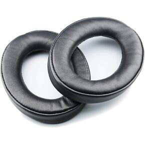 Replacement Ear Pads Compatible with Sennheiser HD598 / HD598 CS/HD598SE/HD598 SR/HD518 / HD558 / HD595 / HD599 / HD569 / HD579 Headphones Made of Soft Protein Leather and Memory Foam (Black)