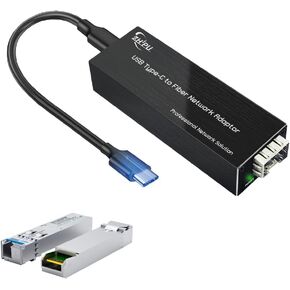 USB C إلى محول شبكة الألياف ، USB3.0 النوع C إلى 100/1000Base-X SFP GIGABIT CARDT